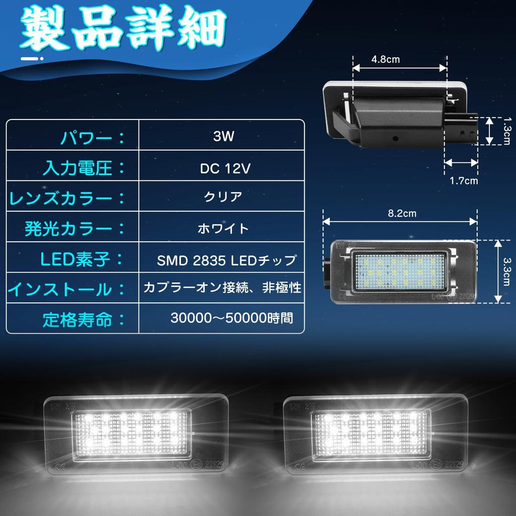 GemPro New X-Trail T33 Serena C27 LED License Plate Lamp, X-Trail T32, Rogue J50,