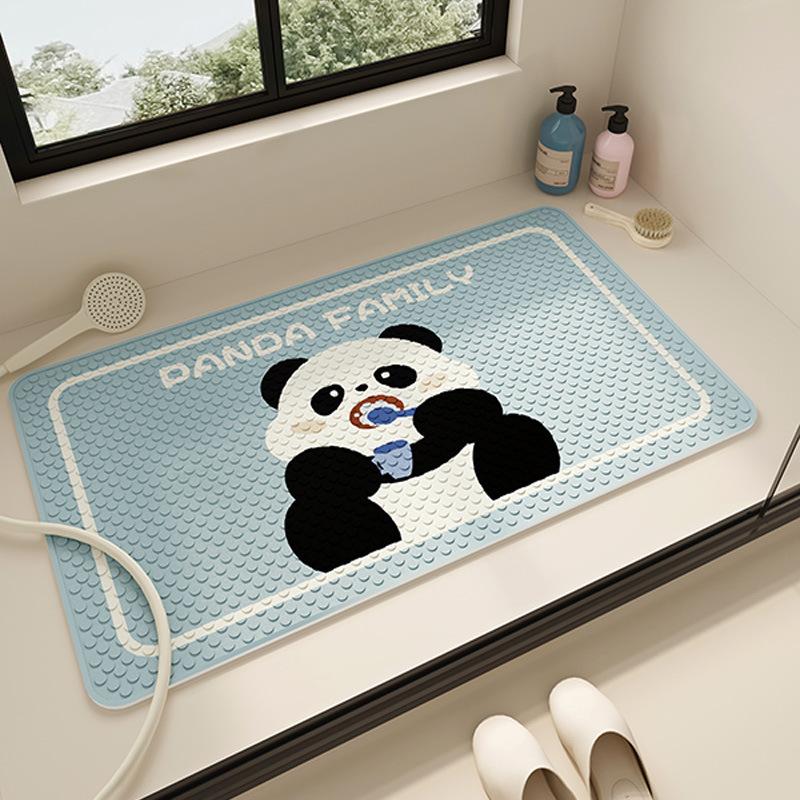 

Коврик для ванной комнаты с рисунком, новый коврик для туалета, душевой комнаты, присоска для купания детей и пожилых людей 40*70cm