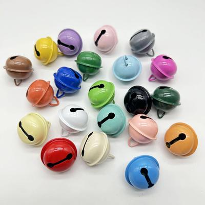 22mm Candy Color DIY Keychain Pendant Bells for Christmas or Pet Accessories