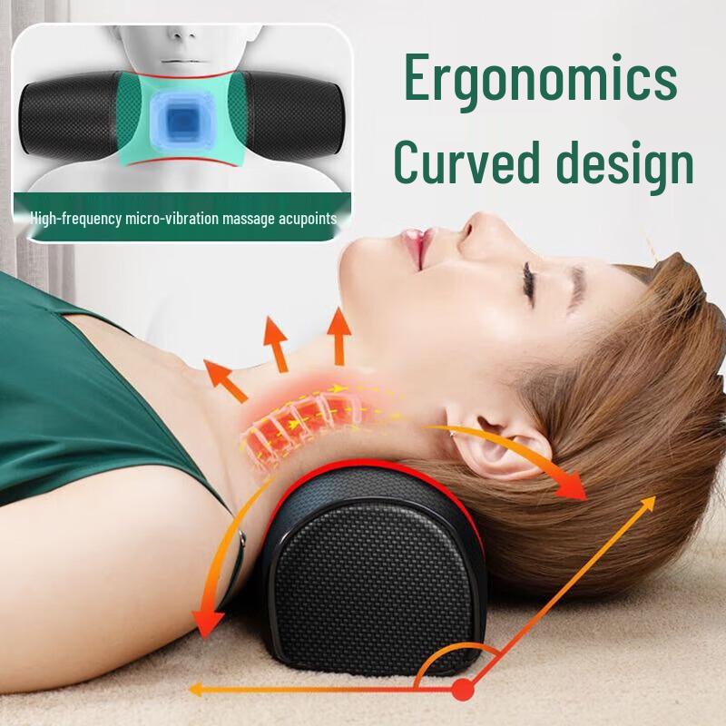 AUX Neck Massager Pillow with Air Pressure & Kneading CN plug (adapter included)
