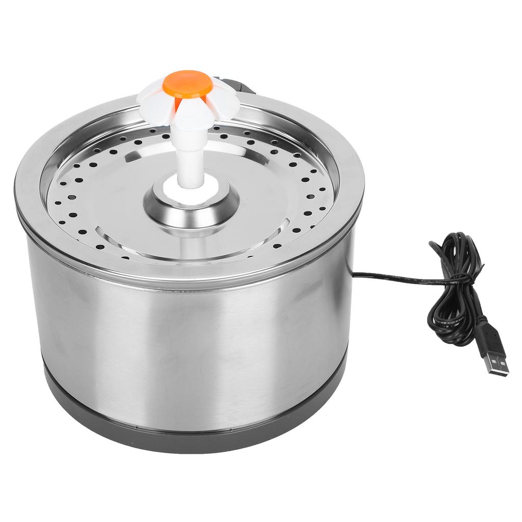 2.5L Cat Water Fountain Dog Drinker Bowl Automatic Electric Mute Dispenser