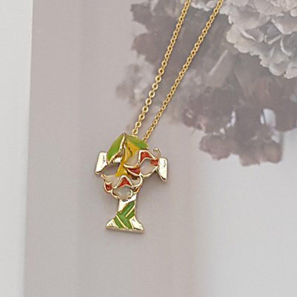 [Olia] Alphabet Necklace T