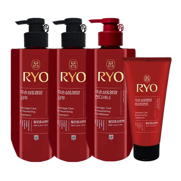 

RYO Hambit Extreme Damage and Nourishing Shampoo 592ml x2 + Conditioner 592ml + Treatment 300ml