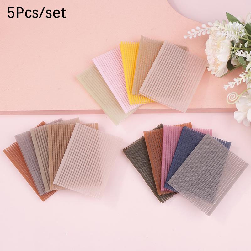 10Pcs Novel Front Hair Fringe  Stabilizer Makeup Sticker Pad Patch Pastel Clip Bangs Magic Tape Fringe Girls Gifts