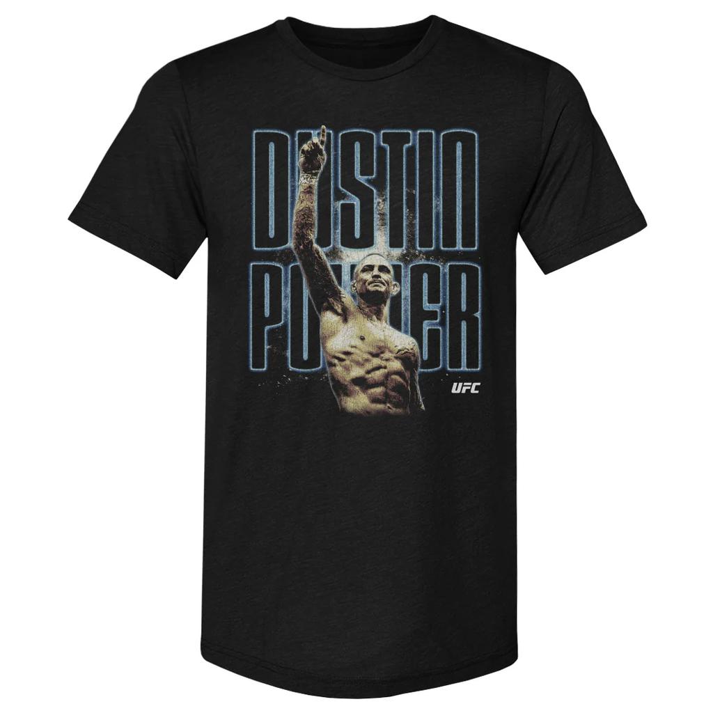2026 Sommer UFC Dustin Poirier Kampf Grafik T-Shirt Damen Sport Baumwolle Kurzarm Locker Freizeit Fitness Shirt Unisex