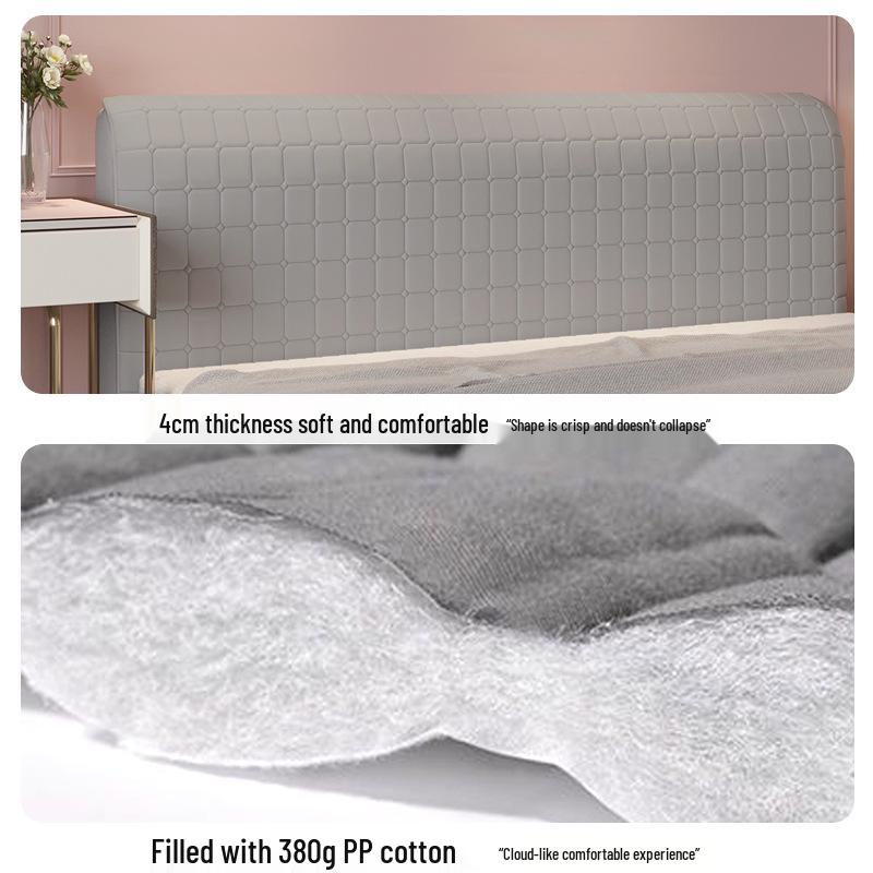 Bedside Cover - Solid Color, Universal Fit, All-Season Cotton Dust Protector