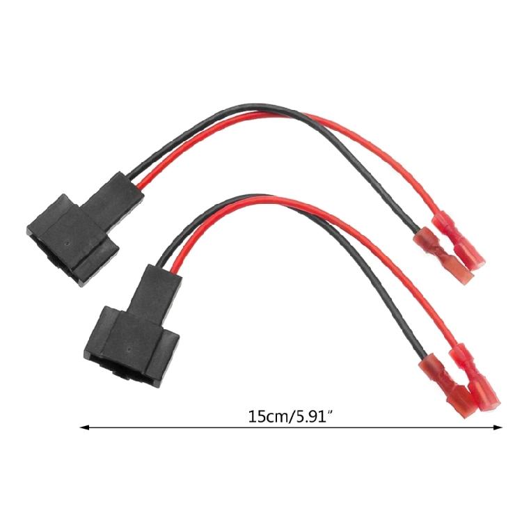 4Pcs Speaker Cable Adaptor Plug Connectors Wire Harness Adapter Connector