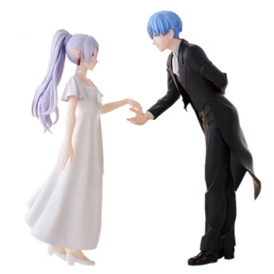 18-20cm Frieren: Beyond Journey's End Anime Figure Frieren Himmel Proposal Dance Action Figure PVC Model Collector Birthday Gift