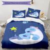 3pcs Blue's Clues Bedding Set Duvet Cover Closure Includes 1 Duvet Cover & 2 Pillowcases, Soft and Comfortable for All Seasons.