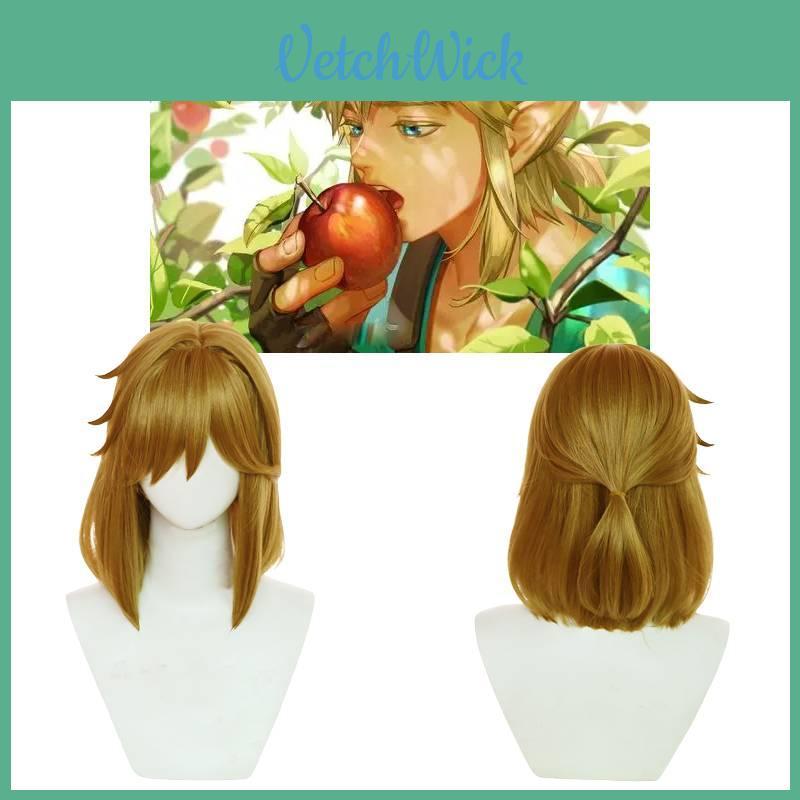 Breath Of The Wild Link Cosplay Wig With Realistic Scalp