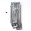 Women's Thermal Fleece Pockets Pajama  Warm Casual Trousers Home Pants