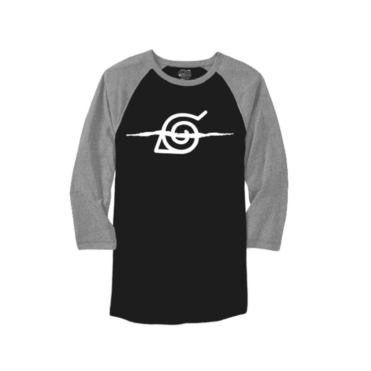 Naruto Shippuden Anti Leaf Symbol  Baseball Raglan Shirt 160