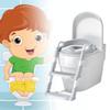 Children Assist Folding Ladder Toilet Seat Portable Bathroom Tools Material Pvc