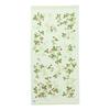 Nishikawa Imabari Bath Towel, 60x120cm, Washable, 100% Cotton, Wedgwood Wild Strawberry, Soft, Made In Japan, Green, TT13405601