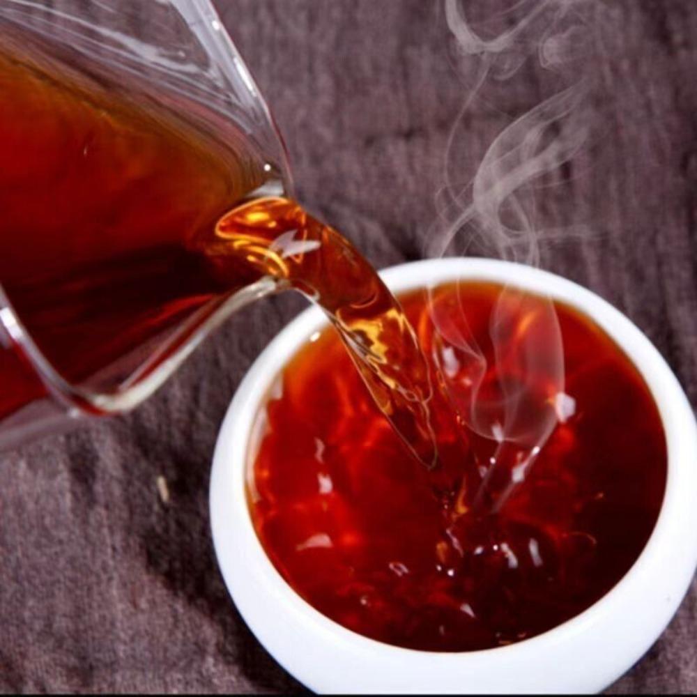 Guafengzhai Pu'er Ripe Tea Authentic Yunnan Seven Cake Tea 357g