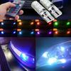 2PCS T10 RGB LED Clearance Lights Bulb-6SMD 5050 CANbus Car With Remote Controller Flash Reading Wedge Light Clearance Lights