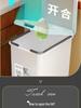 Large Household Trash Can with Lid for Bathroom, Kitchen, Bedroom, Living Room, and Dormitory