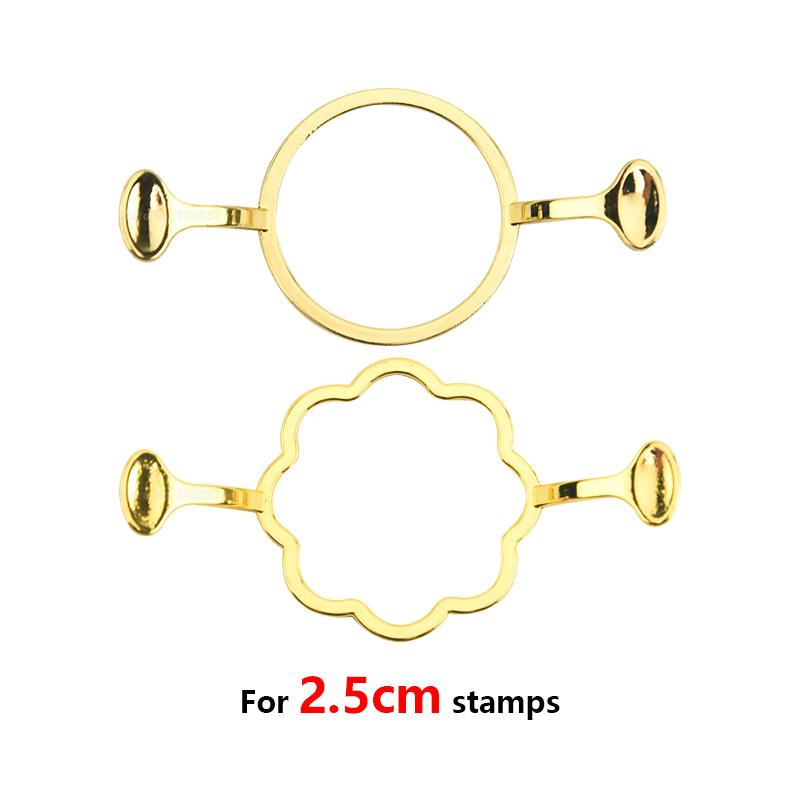 2/1pcs Wax Seal Stamp Molds Fixer Love Round Flower Shape DIY Tools Invitation Greeting Card Wedding Seals for 2.5cm Seal Stamp