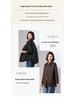 Lightweight Women's Mid-Length Cotton Jacket - 2024 Autumn/Winter Casual Fashion, Padded Patchwork, Loose Fit, Korean Style