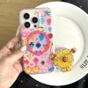 Kawaii Cartoon Magnetic Stand Holder Phone Cover For iPhone 16 Pro 15 13 14 Pro Max Case Shockproof Cases for Magsafe 15Pro Capa