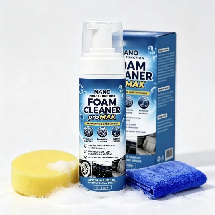 Routine Car Seat Cleaning Kit with Leather Cleaner, Pump Bottle and Sponge Applicator for Interior Trim Wiping and Day-to-Day Upkeep