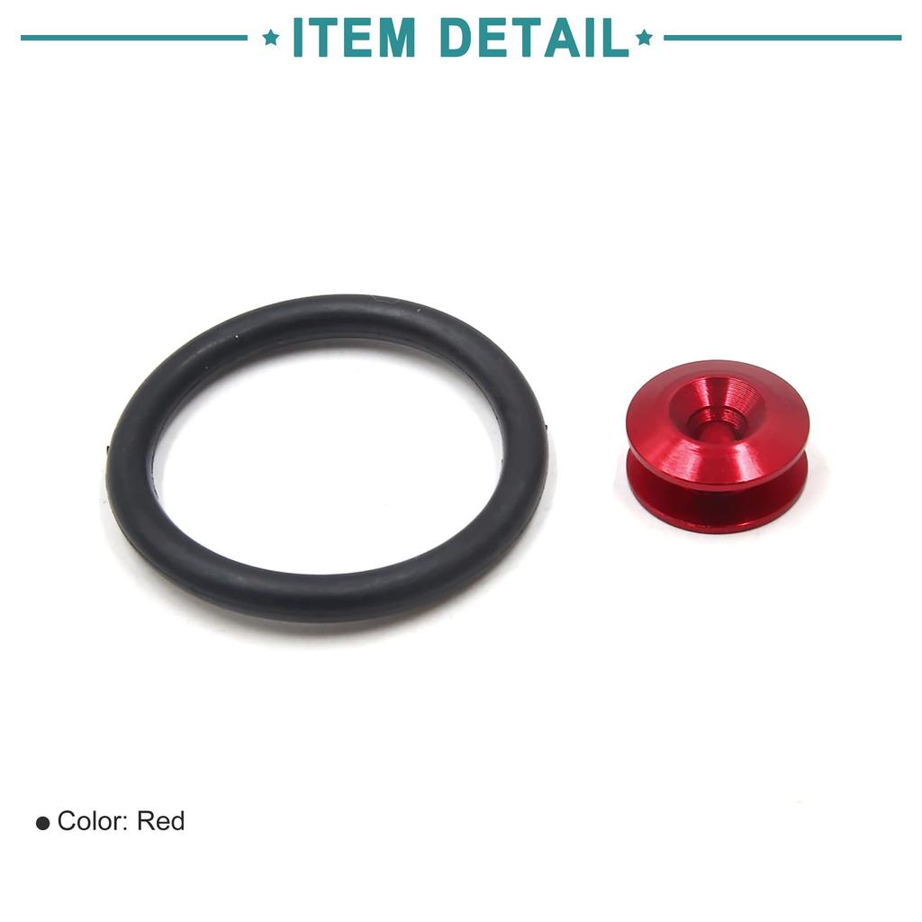 ACROPIX Bumper Trunk Fender Hatch Lid Fastener Kit Quick Release Red 8pcs