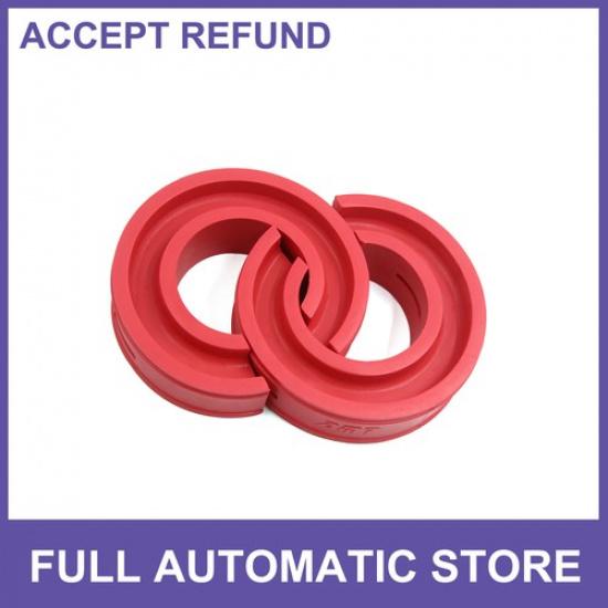 TWO Type-F Red Car Rubber Shock Absorber Spring Bumper Buffer Power Cushion