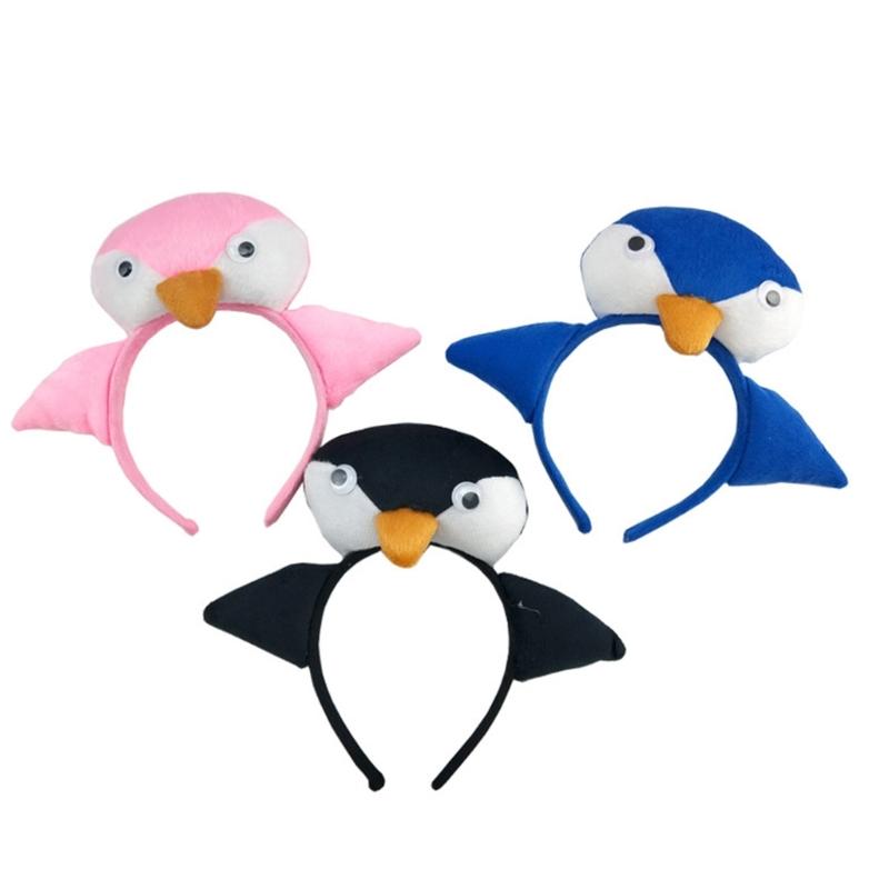 Cute Stuffed Animal Shape Hairband Women Spa Wash Face Makeup Skincare Headbands for Photography Halloween Hairband