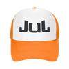 Custom Punk Unisex Jul Logo Trucker Hat Adult French Rapper Music Adjustable Baseball Cap for Unisex Women Sports Trucker Cap