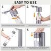 Sparkling Water Machine, Seltzer & Carbonator for Drinks, Soda Steaming Dispenser, Carbonator Machine with 2 BPA Free Bottles, Compatible with