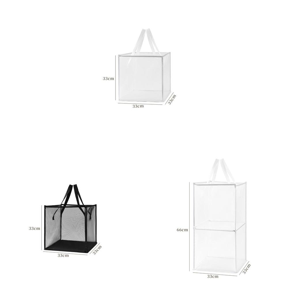 Plastic Collapsible Laundry Basket With Drainage For Home Organization And Storage