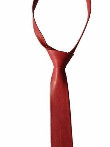 Tie High Quality Lambskin Real Lambskin Dance Red Party Wear 100% Men's Neck