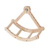 Pet Perch Cage Mount Rocking Swing With Reinforced Wood Link For Parrots Stress Relief And Climbing Exercise