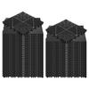 Interlocking Drainage Mats, 310 X 310 Mm, Modular Garage Flooring Tiles, Non-Slip PP Drainage Floor Tiles, Self-Draining, Easy Installation, for