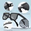4pcs Googly Eyes Glasses Funny Glasses Pranks Toy Novelty Shaking Giant Eye Glasses Funny Costume Accessories for Dress Up Party