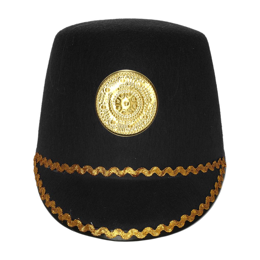 1 Stück Marschkapelle Hut Rollenspiel Soldatenhut Cosplay Leichtes Design Bequemes Kostümzubehör für Damen Herren