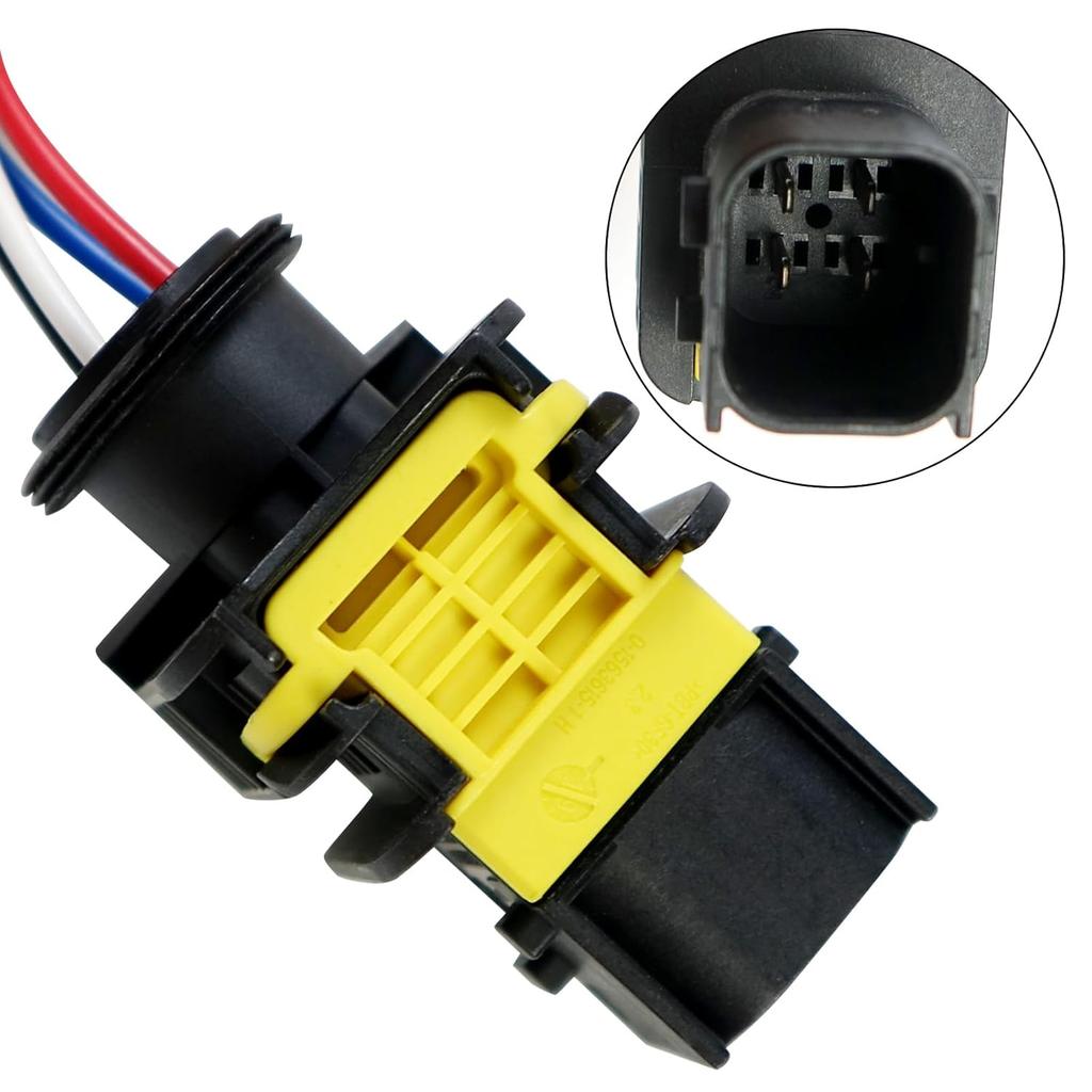 1-1703818-1 4Pin Urea Plug with Cable Nox Sensor Connector Wiring Harness 2PCS