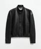 Lmood Monarch Leather Blouson Jacket Black