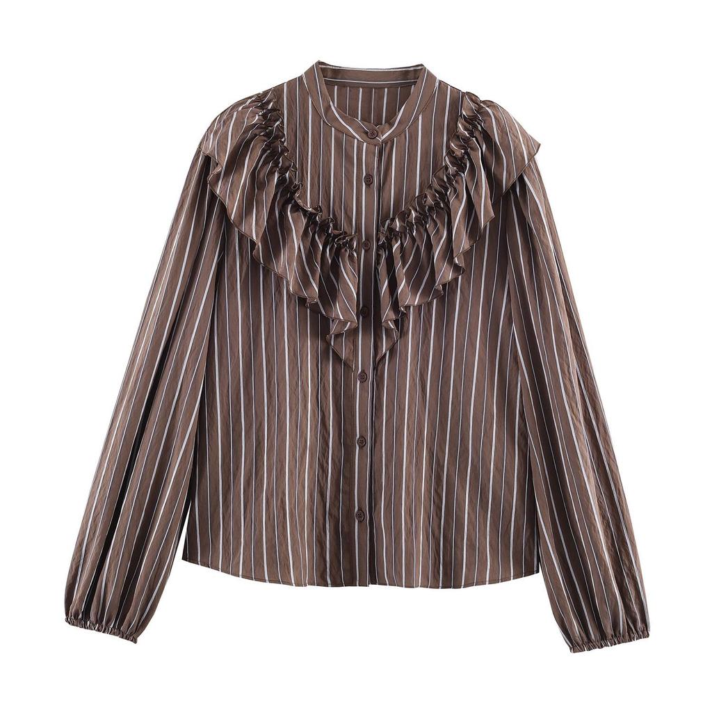 Women's Fashion Striped Layered Decorative Shirt 2025 Hot Selling