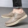 Men's Shoes Low-top Lace-up Leather Shoes Men's Casual Shoes Business Leather Shoes Men's Foreign Trade Board Shoes Men's Driving Small Leather Shoes