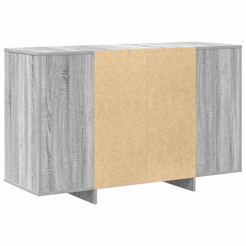 Sideboard Gray Sonoma 120 x 41 x 75 cm Engineered Wood