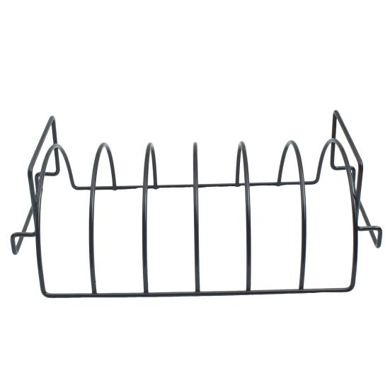 Turkey Roasting Rack BBQ Smoked Rib Rack for Grilling Oven Safe Easy To Clean U-shaped Grill for Chicken Ribs Pork High Temperature Resistance