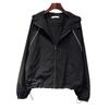2024 Spring/Autumn Women's Korean Style Loose Windproof Hooded Short Jacket