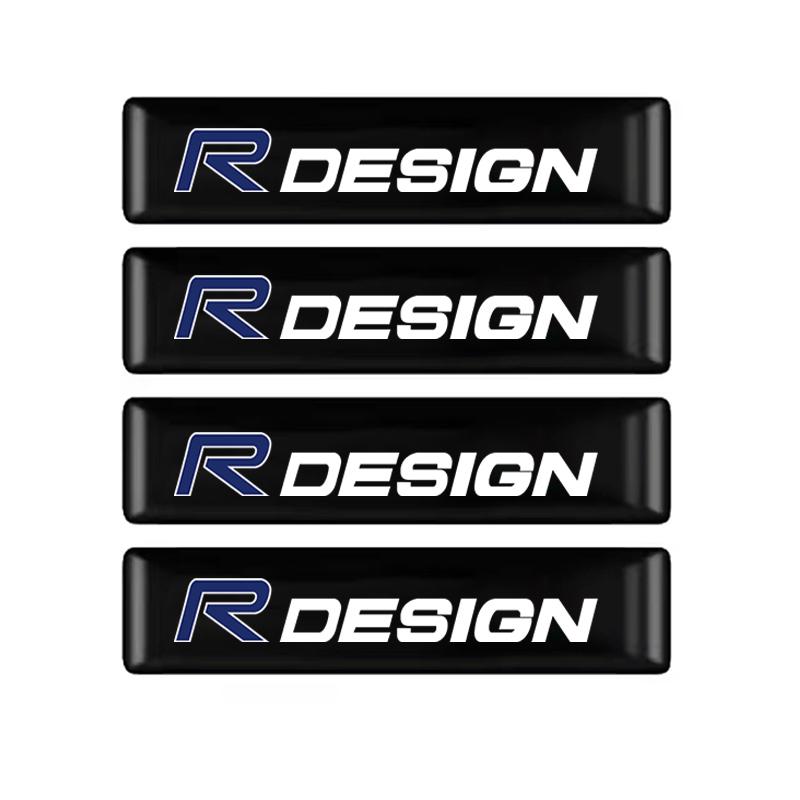 2/4/10Pcs 3D Car Badge Decorative Stickers For Volvo V60 V40 XC90 S60 C30 XC60 V50 V70 S90 XC40 S80 EX30 EX90 EM90 C40 S40 S80L