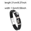 Braided Bracelet Trendy Birthday Gift Men Women Wristband Cuff Wrap