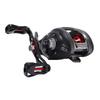 Baitcasting Reel Nylon 17.6lbs Drag Magnetic Dual Brake 6.3:1 Gear Ratio Smooth Baitcaster Fishing Reel for Saltwater