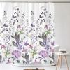 Dandelion Natural Flowers Shower Curtains Waterproof Bathroom Curtain Bath Curtain High Quality With Hooks Shower Curtain