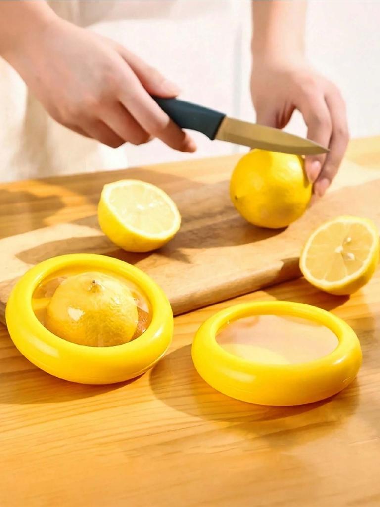 Reusable Food Storage Box, Stretchable Film Fresh Keeping Container For Fruits, Veggies With Air-Tight Seal Cover, Kitchen Tool