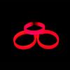 30pcs Party Triple Flat Luminous Wristband Monochrome Night Run Light Bracelet Glow Stick Wedding Festival Grand Event Supplys