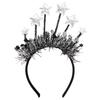 Glitter Headband 2025 Photo Props Fun Headband Party Blingbling Karaoke Party Hair Hoop Tinsel for Christmas Stage